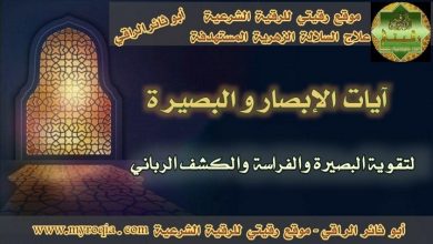 ايات الابصار والبصيرة